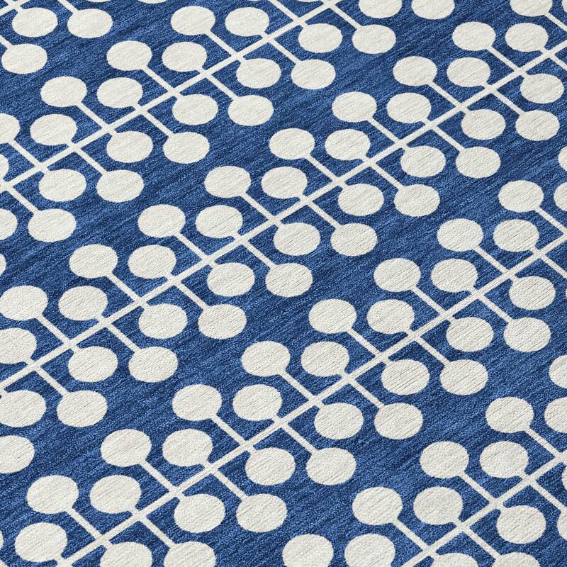 Machine Washable Indoor/ Outdoor Modern Ailey Chantille Rug