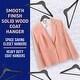 preview thumbnail 8 of 27, Wooden Clothes Hangers – with 360 Degree Swivel Hook and Non-Slip Shoulder Notch, Holds Up to 10 lbs