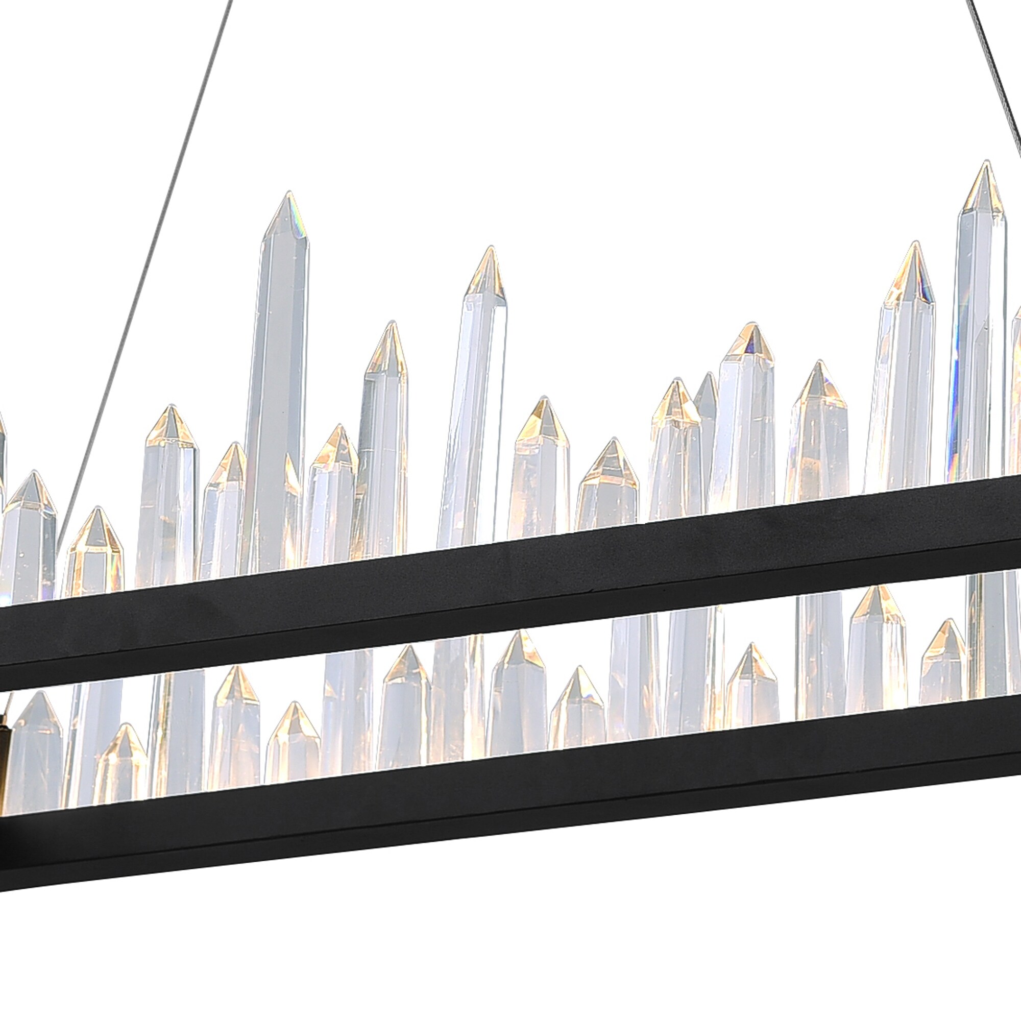 juliette Juliette LED Chandelier With Black Finish - Bed Bath