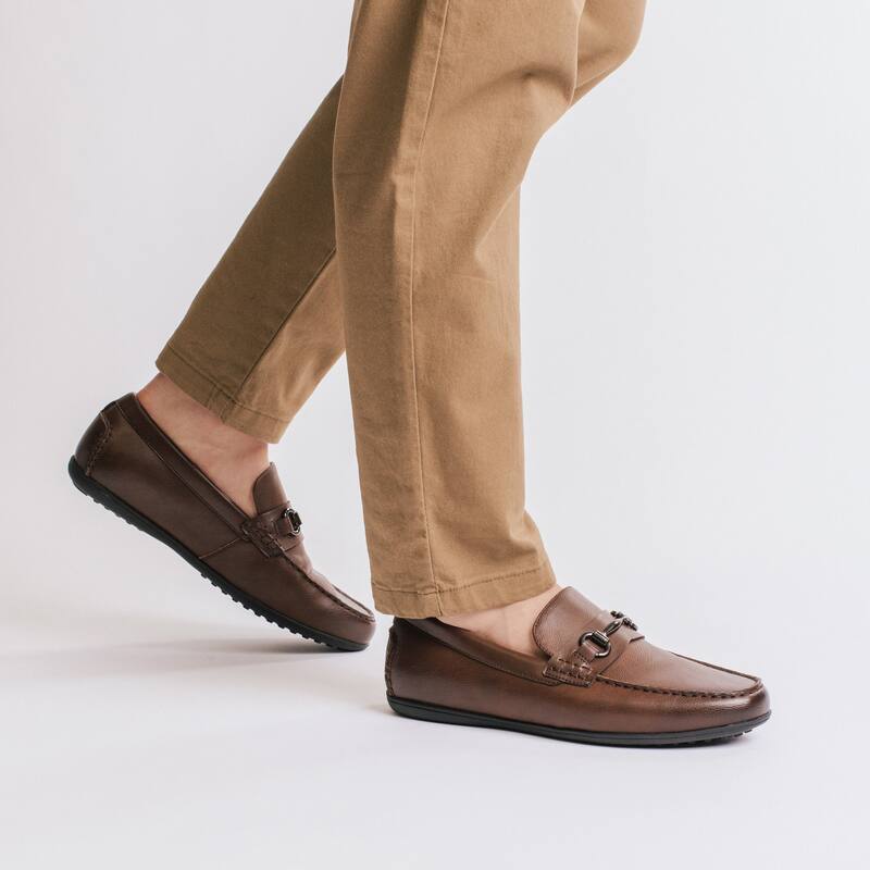 Vance Mens Charles Slip-on Driving Bit Loafer