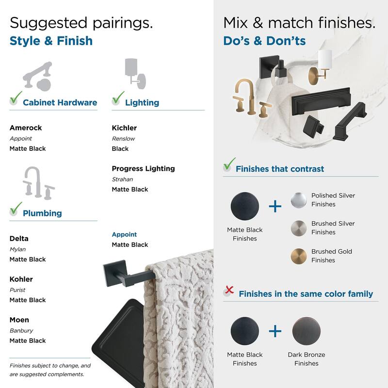 Appoint Matte Black Traditional Single Robe Hook