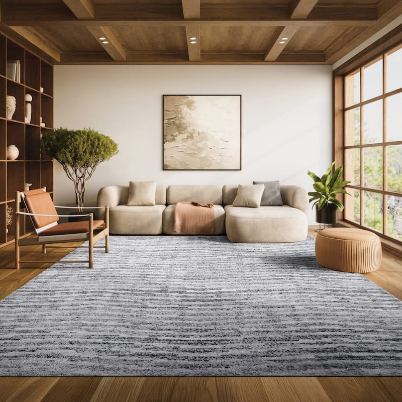 SAFAVIEH Adirondack Bihter Vintage Abstract Rug - 9' x 12' - Black/Silver