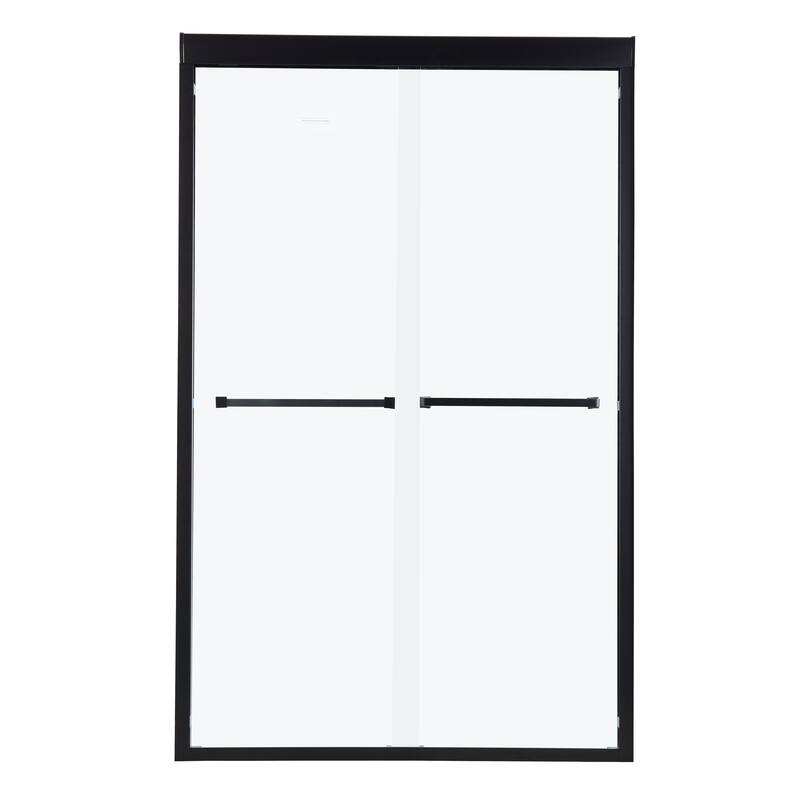 48" W x 76"H Framed Double Sliding Shower Doors - 48'' x 0.32'' x 76''