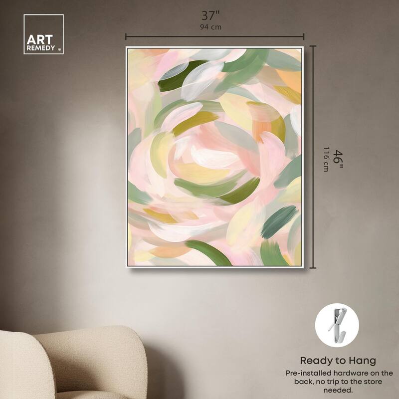 Brushstroke II Canvas by Art Remedy