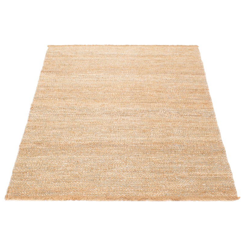 ECARPETGALLERY Flat-Weave Palas Denizli Brown Jute Kilim - 5'7 x 7'5