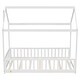 preview thumbnail 9 of 37, Kids and Baby Twin Size House Bed Platform Bed with Guardrails and Slats