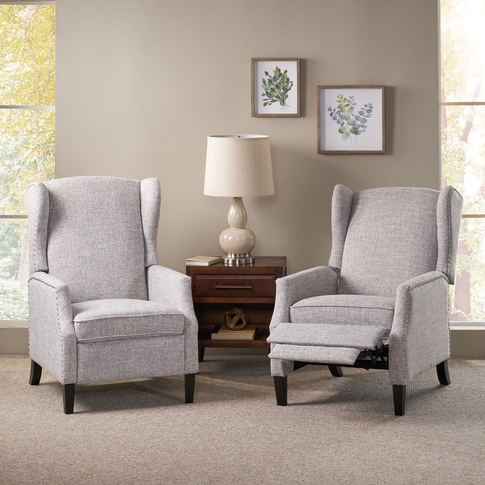 Wescott Contemporary Recliners (Set of 2) by Christopher Knight Home