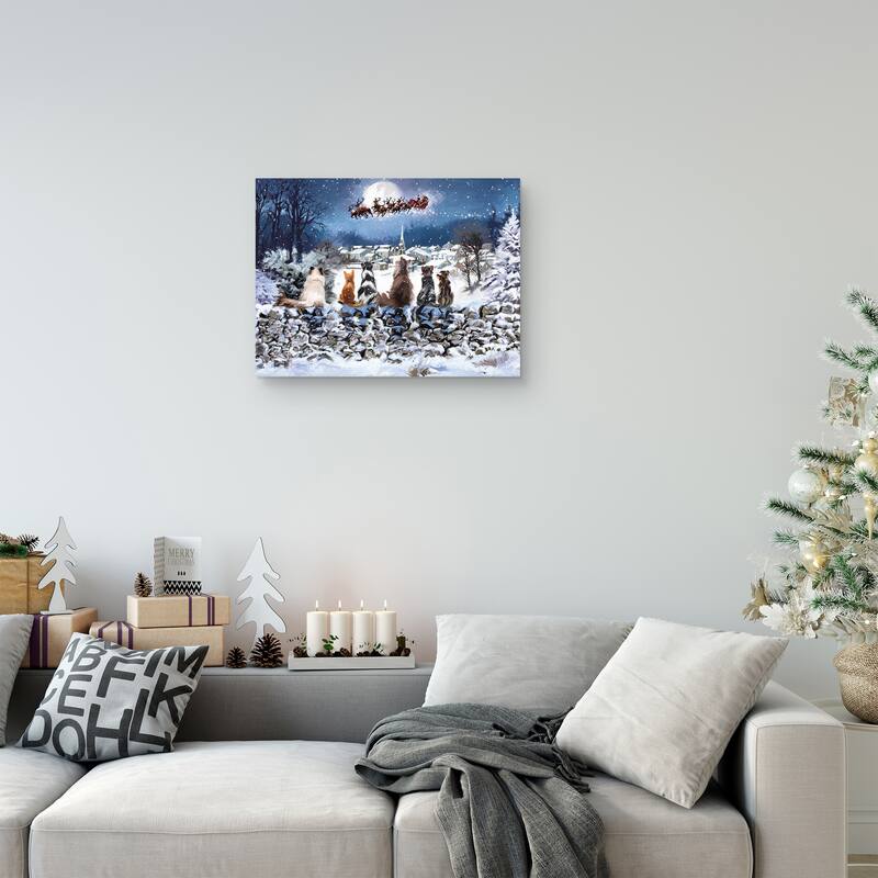 Christmas Cats by The Macneil Studio Canvas Art Print