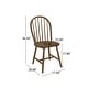 preview thumbnail 45 of 43, Declan Farmhouse High Back Spindle Dining Chairs (Set of 2) by Christopher Knight Home - 36"H