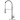 Single Handle Pull-down Kitchen Faucet with Deck Plate Brushed Nickel