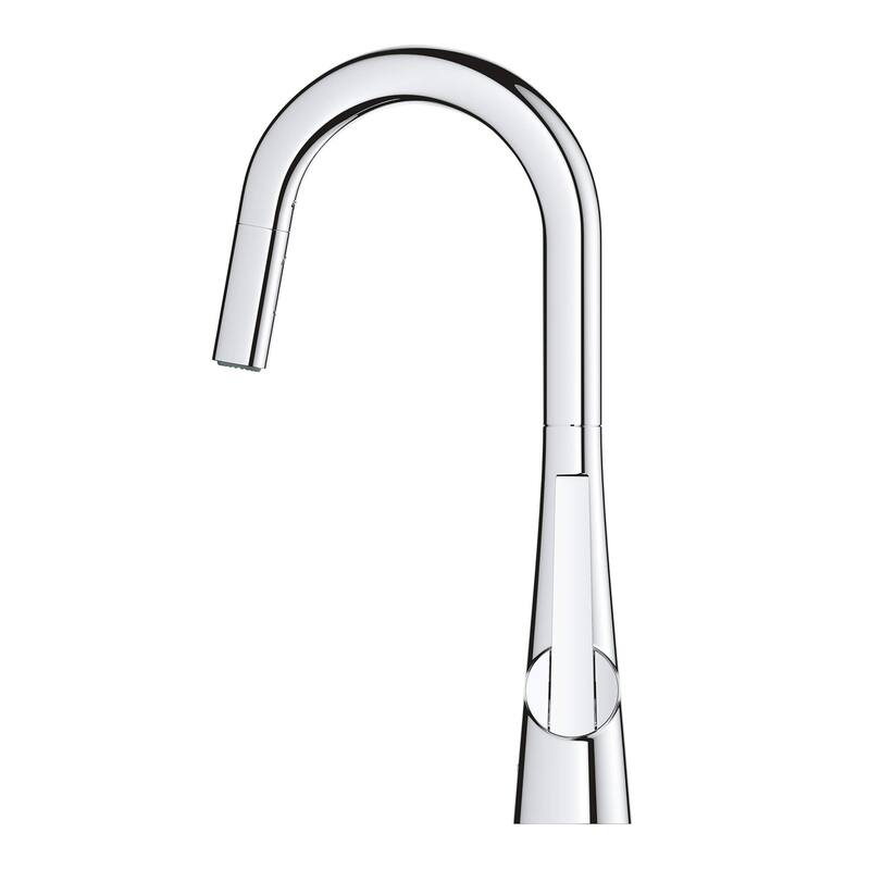 Grohe Zedra 1.75 GPM Single Hole Pull Down Bar Faucet with SilkMove