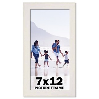 7x12 Frame White Wash Picture Frame Modern Photo Frame Includes UV ...