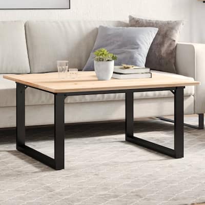 vidaXL Coffee Table Legs O-Frame 27.6"x23.6"x16.9" Steel - 27.6" x 23.6" x 16.9"
