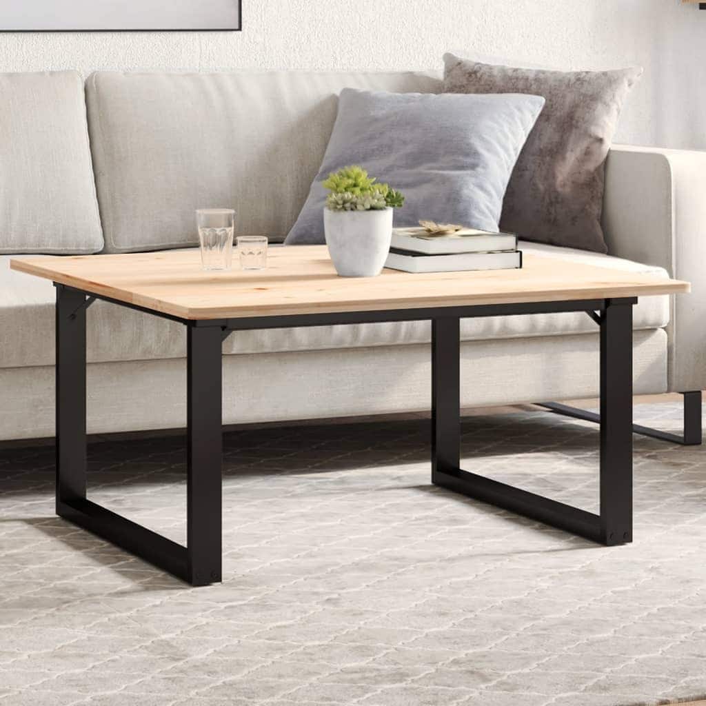 vidaXL Coffee Table Legs O-Frame 27.6"x23.6"x16.9" Steel - 27.6" x 23.6" x 16.9"