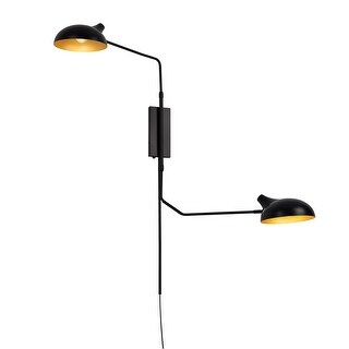 Bellamy 2 Light Wall Sconce - Matte Black