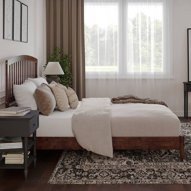 Quincy Solid Wood Low Profile Platform Bed