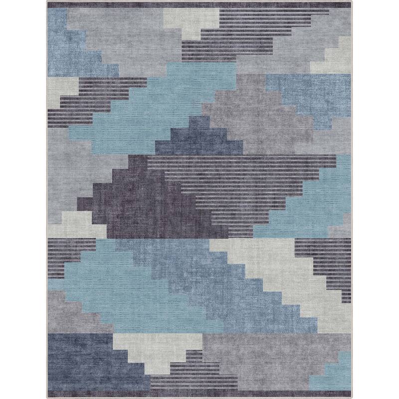 Well Woven Apollo Portsmouth Southwestern Machine Washable Area Rug