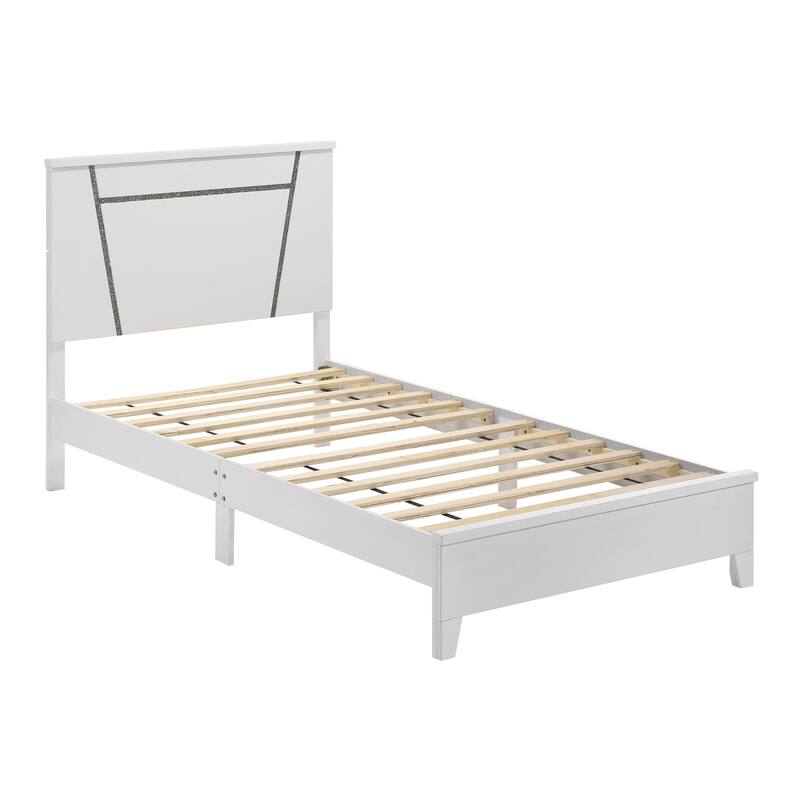 Larking Contemporary Solid Wood Platform Bed by Furniture of America