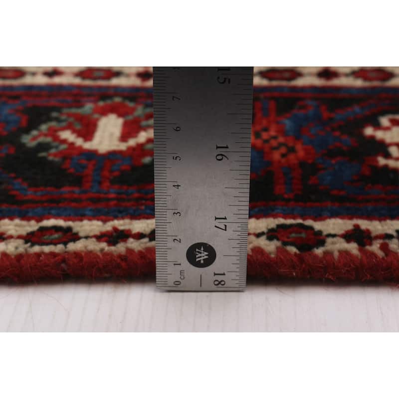 ECARPETGALLERY Hand-knotted Anadol Red Wool Rug - 4'2 x 6'7