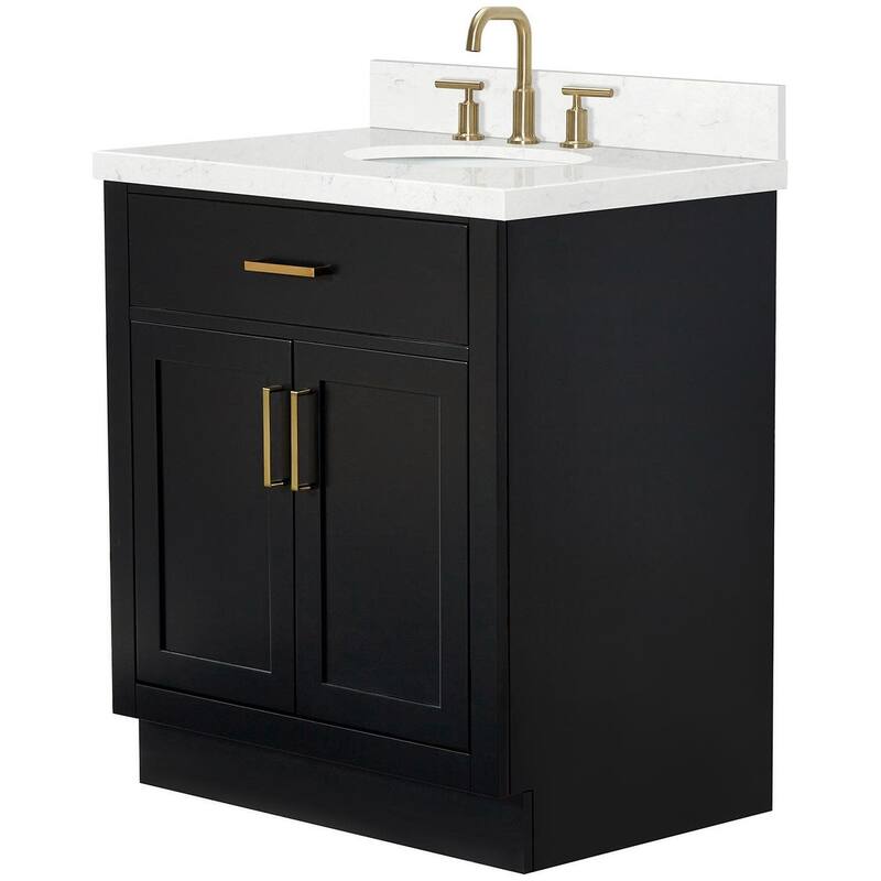 Ariel T030SCQOVO Hepburn 30" Free Standing Single Oval Basin Vanity