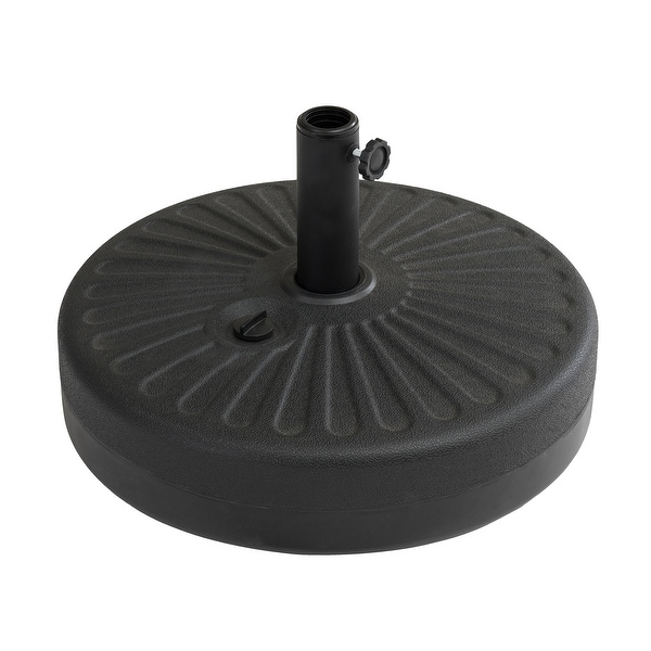 black patio umbrella base