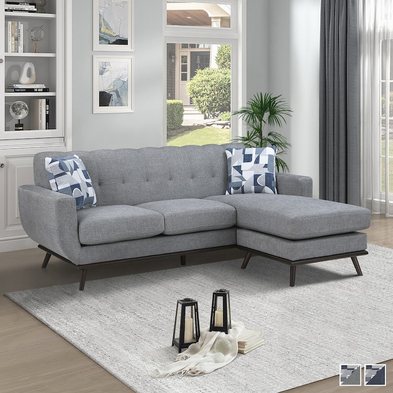 Tarsilla Chenille Reversible Sofa Chaise