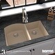preview thumbnail 25 of 64, Karran Undermount Quartz 32 in. 60/40 Double Bowl Kitchen Sink Kit