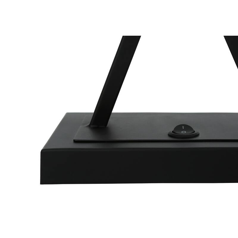 Lighting, 25"h, Table Lamp, Usb Port Included, Black Metal, Beige Shade, Transitional