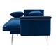 preview thumbnail 39 of 115, Velvet Loveseat Sofa Bed with 2 Pillows, Mid Century 2-Seat Couches Convertible Sofa Bed for Living Room, Bedroom,Office