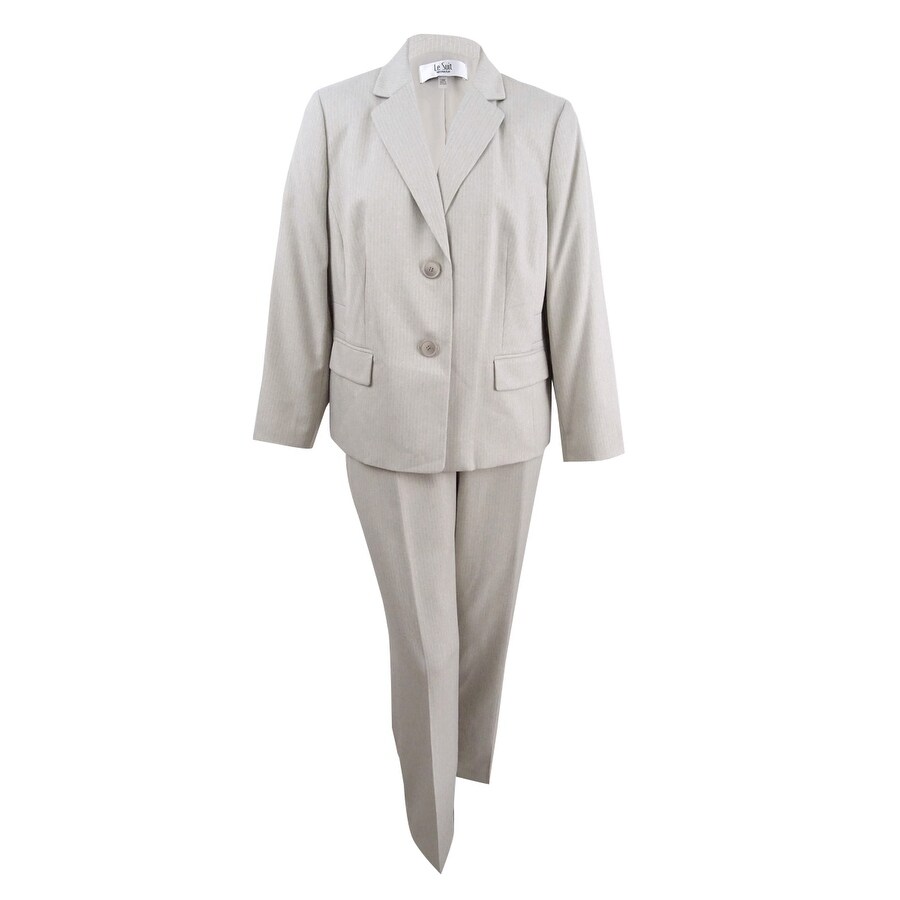 plus size womens pinstripe suit
