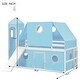 preview thumbnail 20 of 28, Merax Bunk Bed with Slide, Tent and Tower