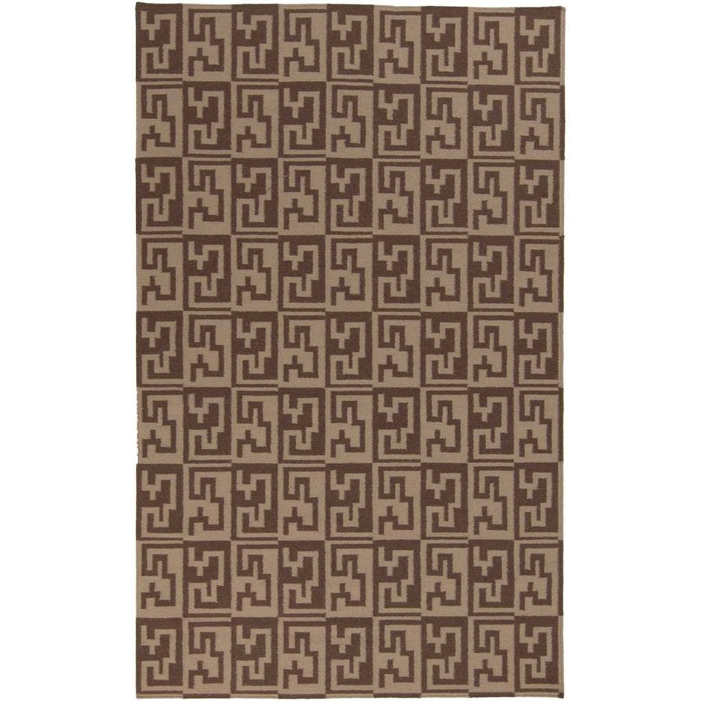 Hand-woven Montrouge Flatweave Wool Area Rug
