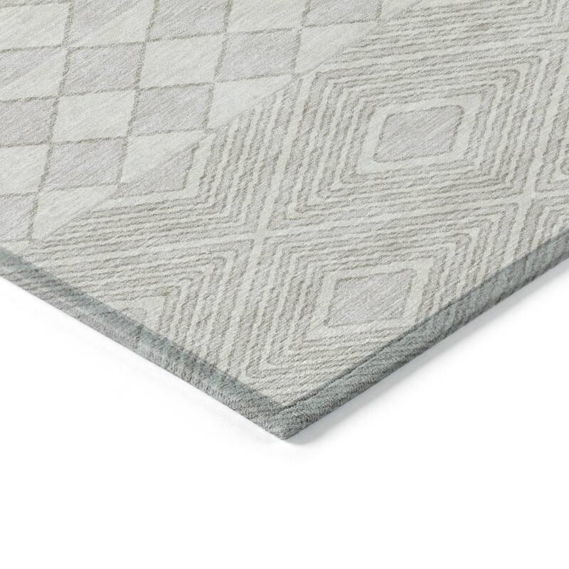 Machine Washable Indoor/ Outdoor Chantille Moroccan Boho Rug