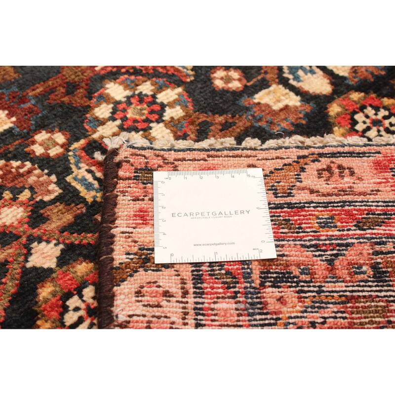 ECARPETGALLERY Hand-knotted Andelz Black Wool Rug - 3'0 x 11'6