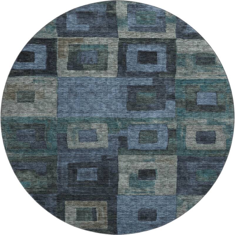 Premium Washable Super Soft Blocky Contemporary Mayfield Rug