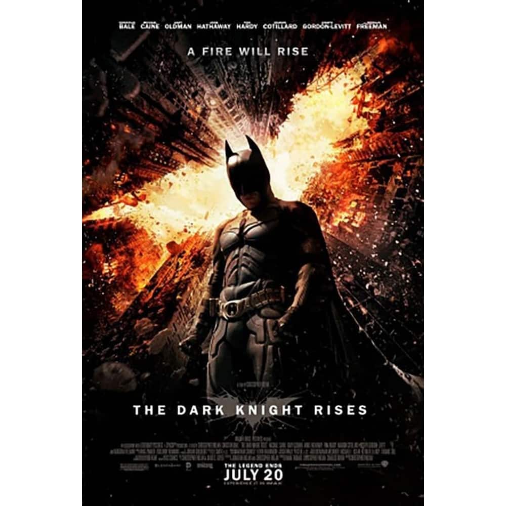 Batman Dark Knight Art Poster - 24 x 36 Inch