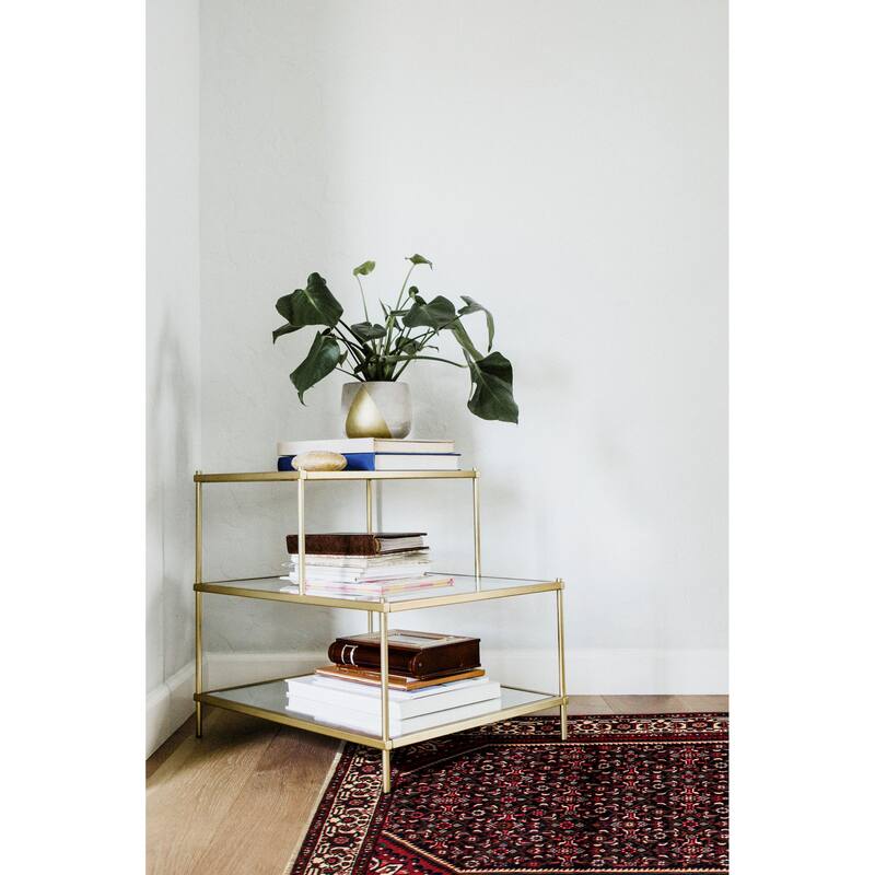 ECARPETGALLERY Hand-knotted Andelz Navy Wool Rug - 5'0 x 9'9