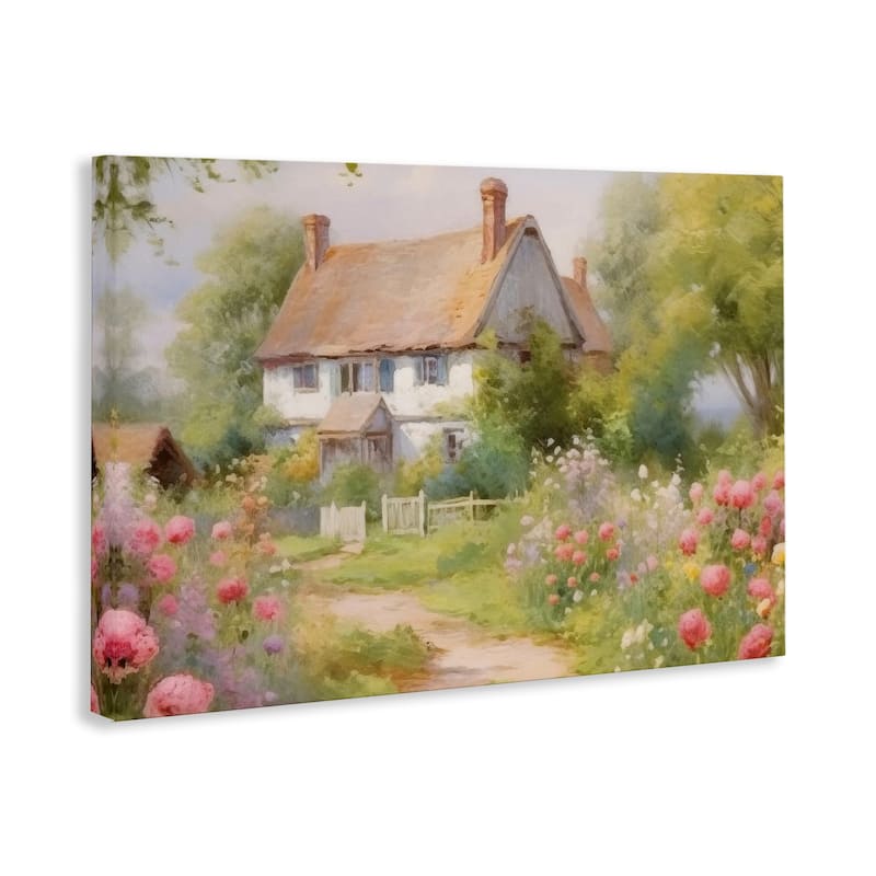Stupell Nature Filled Cottage Garden Canvas Wall Art Design By Nini Art