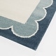 preview thumbnail 9 of 8, Caldeira Scalloped Border Area Rug