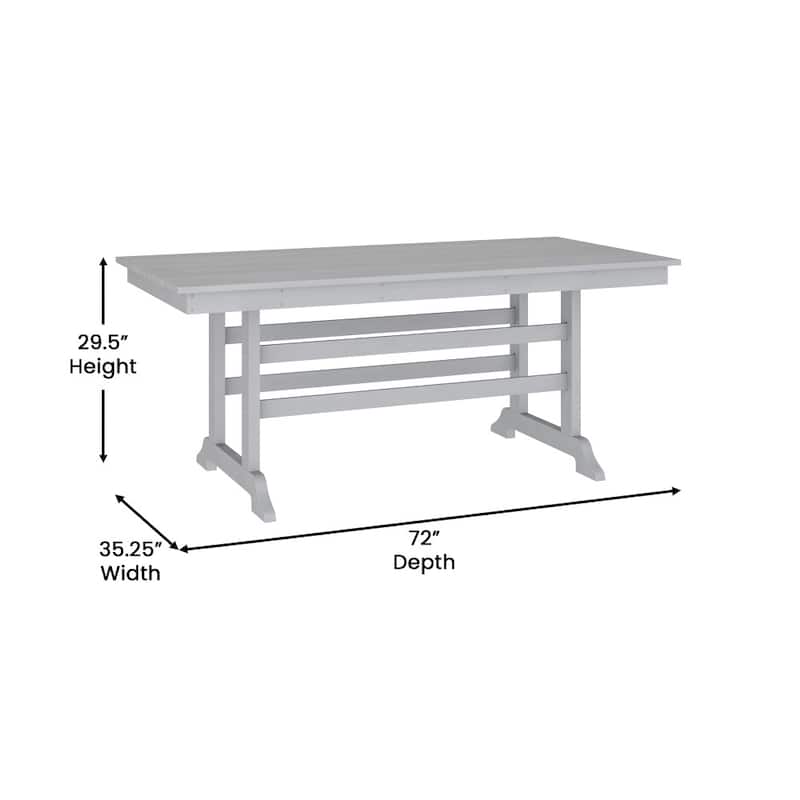 Commercial Grade Indoor-Outdoor Adirondack Style Table