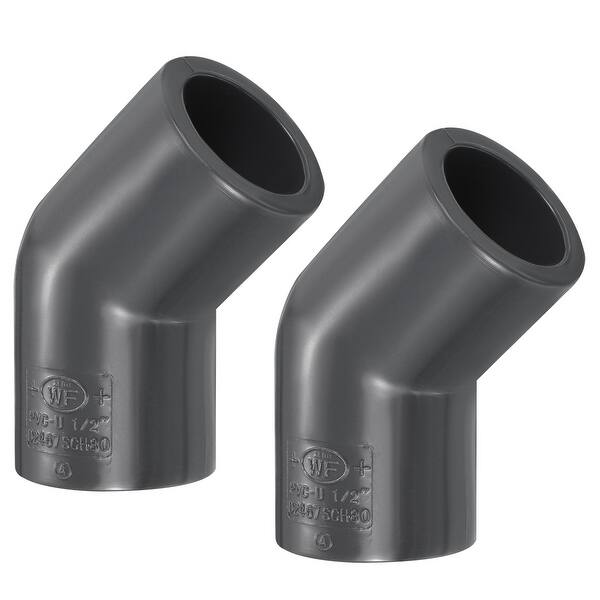 32mm ID 45 Degree Elbow PVC Tube Joint Pipe Fitting Adapter Water Connector For