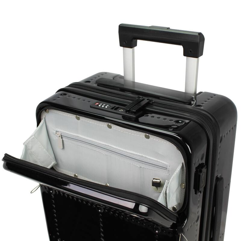 Smart Lightweight Carry-On Luggage with USB-A & USB-C Ports