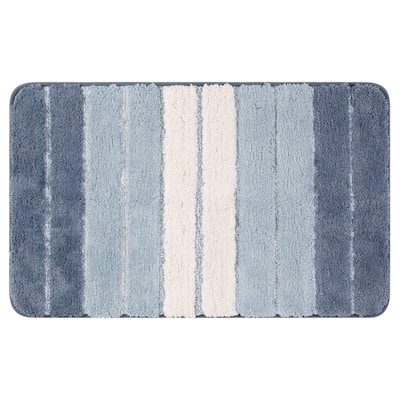 Non Slip Bathroom Rug for Bathroom, Water Absorbent Soft Shaggy Bathroom Mat Rubber Back Bath Rug