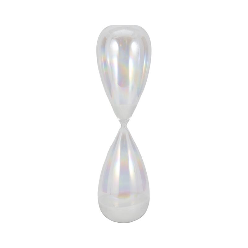 Contemporary Hourglass Sculpture for Home Decor - Stylish Decorative Object