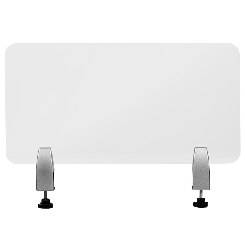 Clear Acrylic Desk Partition (Hardware Included)