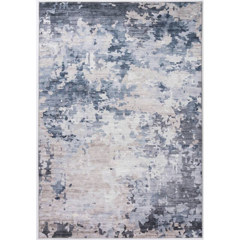 Abani Paloma PAL240A Vintage Grey Distressed Area Rug