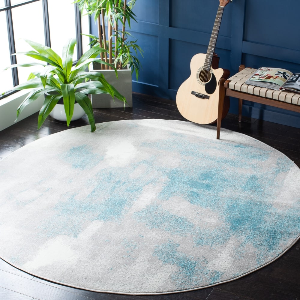 SAFAVIEH Skyler Kenzie Modern Abstract Watercolor Rug