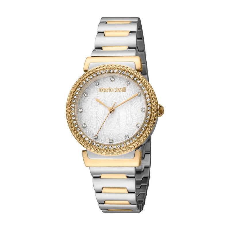 Roberto Cavalli Women RC5L039M0085 Quartz Watch - Two-Tone