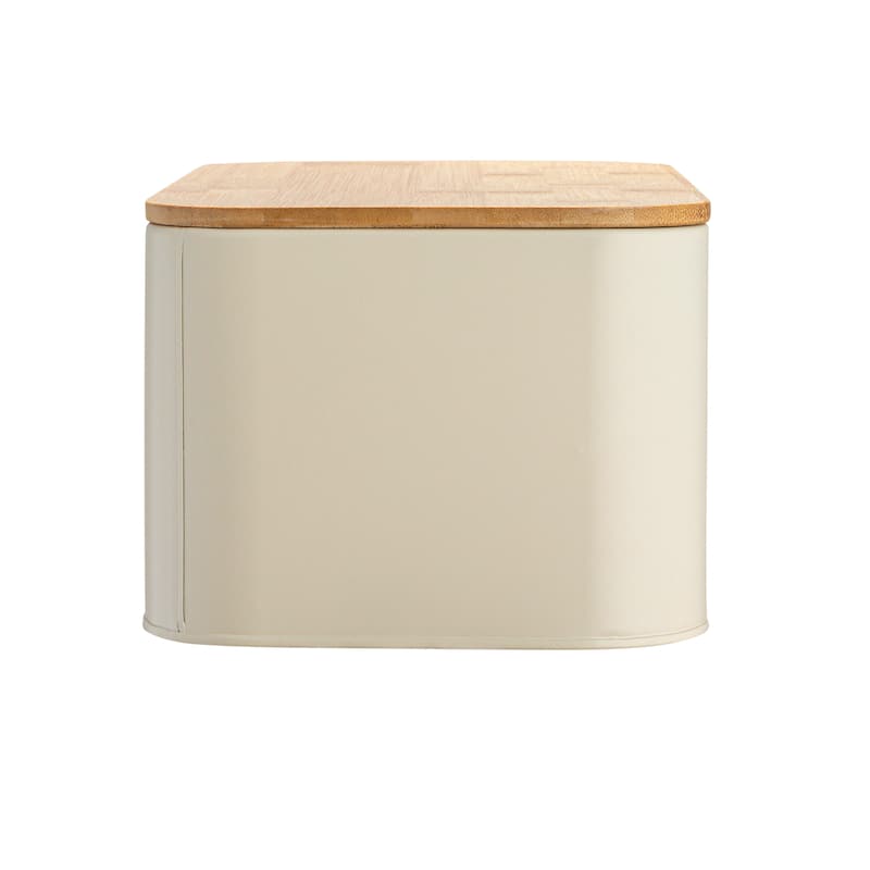 Metal "Bread" Bin with Bamboo Lid