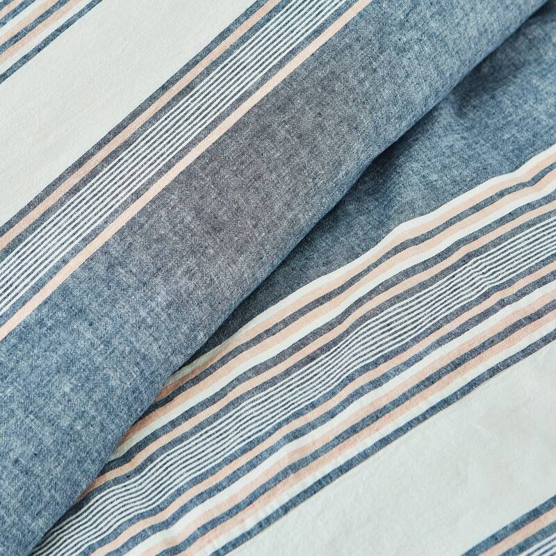 Splendid Tuscan Stripe 3 Piece Duvet Set